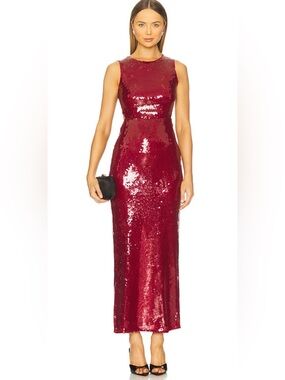 kelso velvet sequin maxi dress Bardot Kelso Velvet Sequin Maxi Dress